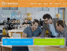 Tablet Screenshot of centriq.com